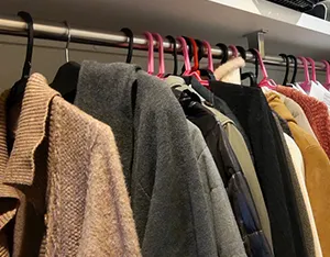 ある程度の使用感のある衣類