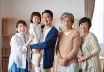 家族の笑顔