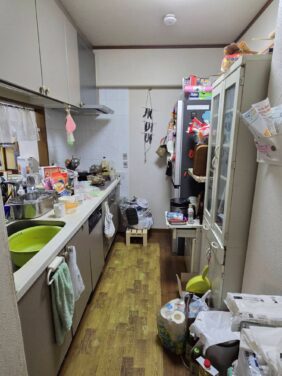 キッチン整理　ビフォー